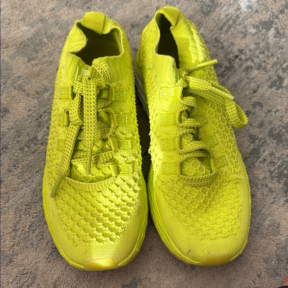 NOBULL Yellow Athletic Shoes with Breathable Mesh